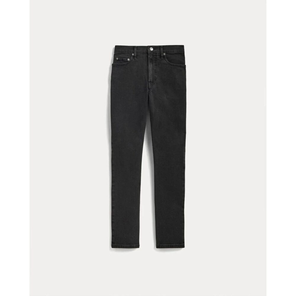 Everlane The Original Cheeky Jean Size 27 Crop Black Organic Cotton Stright